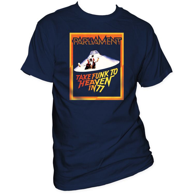 Parliament Take Funk to Heaven in 77 T shirt Men Sizes  