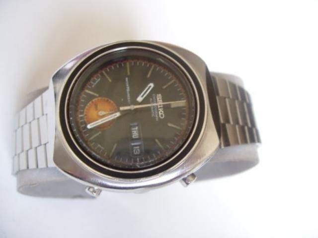 VINTAGE 70S SEIKO CHRONOGRAPH 6139 8002 70M RESISTANT  