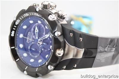 Mens Invicta 1519 Reserve Venom Generation II 2 Blue Chronograph Swiss 