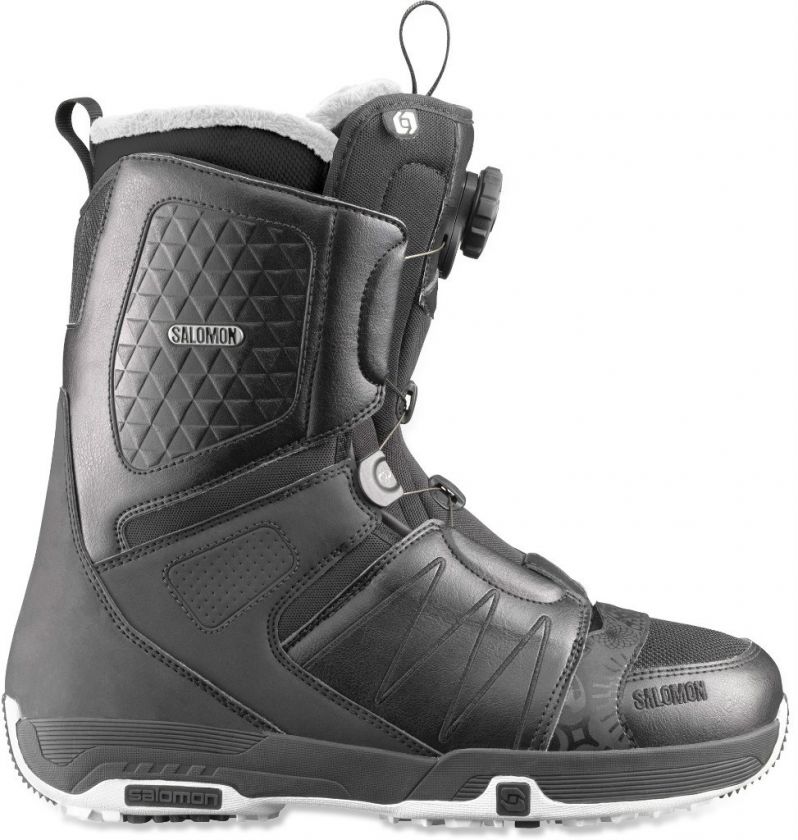 SALOMON FACTION BOA BLACK SNOWBOARD BOOTS 2012 / BRAND NEW WARRANTY 