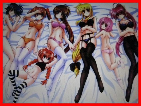 Lyrical Nanoha Magical Girl Sexy card game play mat  