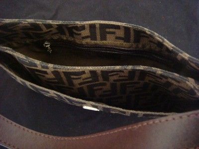 FENDI ZUCCA BORSA SHOULDER PURSE BAG  