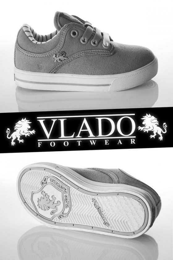 Vlado Footwear Sneaker Spectro 3 KIDS Grey/White NJA Jerkin Dance New 