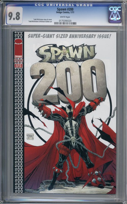 Spawn #200___Todd McFarlane cover___CGC 9.8  