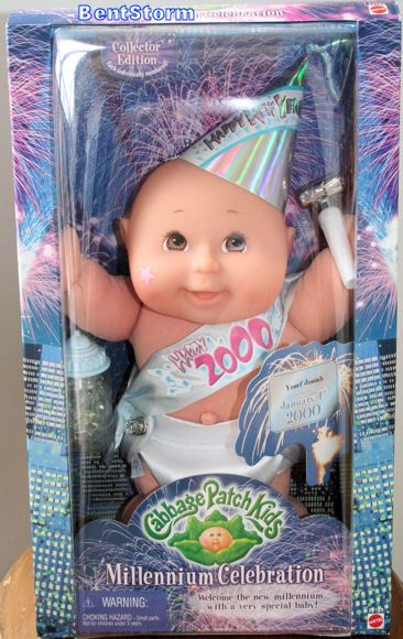 Cabbage Patch Kids BALD BOY DOLL MILLENNIUM CPK JAN 1ST  