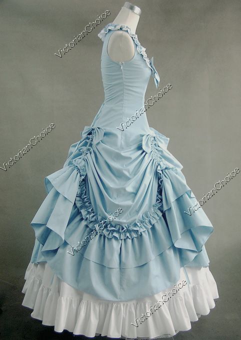 Civil War Southern Belle Lolita Ball Gown Dress 081 L  