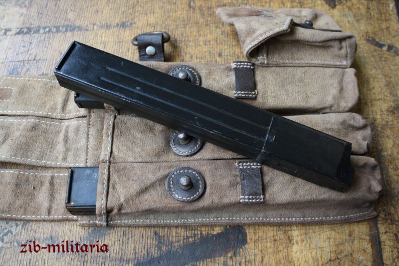 Wehrmacht MP40 8 Mag Pouches German Schmeisser WWII  