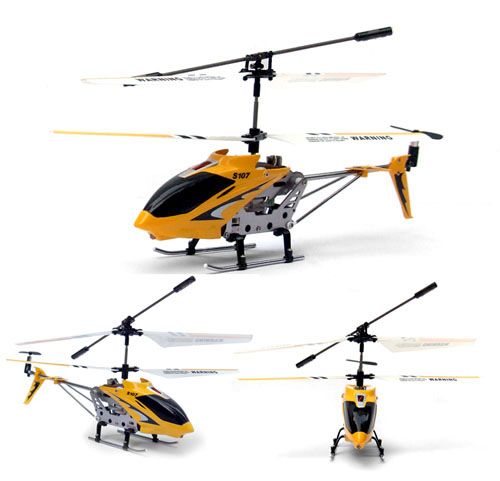 HOT SYMA S107 3CH Remote control Mini Helicopter yellow  