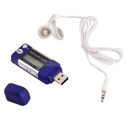   LCD Blue Display  Player FM Radio Built in USB Interface  