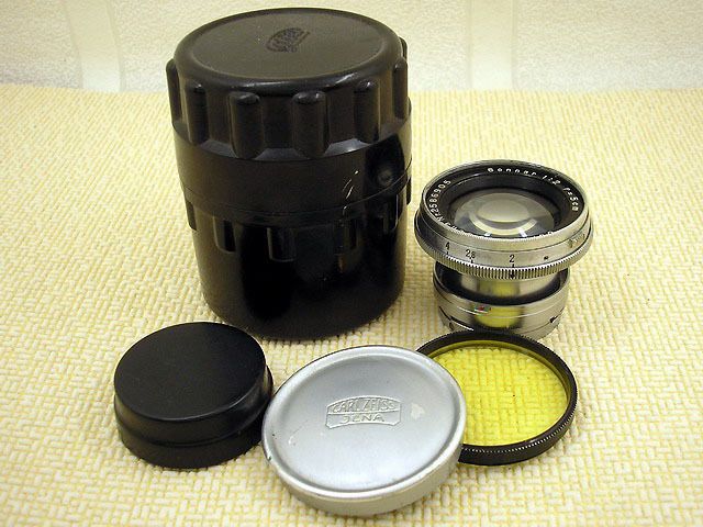 ZEISS JENA SONNAR f2/5cm VINTAGE GERMANY LENS for 35MM CAMERAS CONTAX 