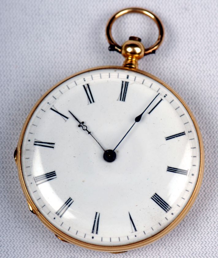 Antique 18K Solid Gold Vacheron 30mm Key Wind/Set Pocket Watch  