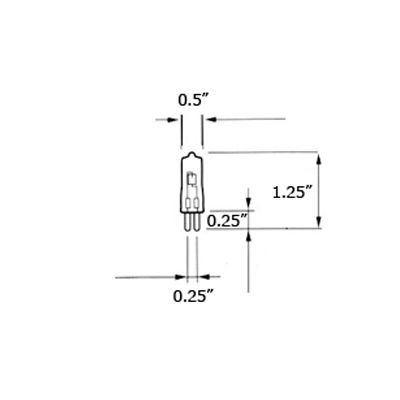 10pcs G8 120V 25W 25watt Halogen Light Bulb, US Ship  