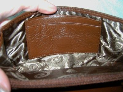 BRIGHTON WALLET*/STRAP BROWN /SILVER YUMMY NWT  