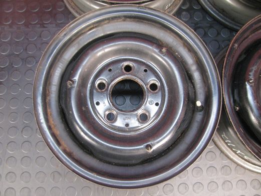 1967 MERCEDES BENZ 13 x 5 Steel Wheels OEM  