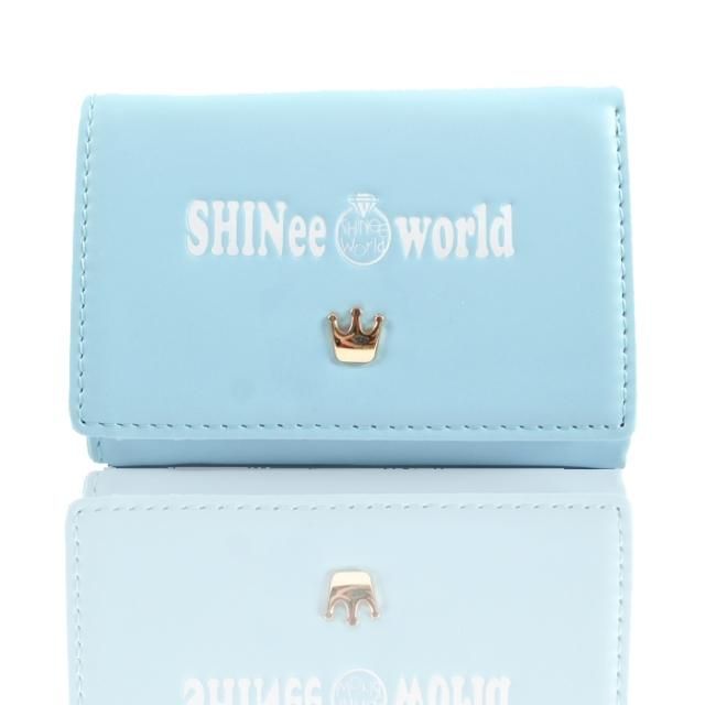 POP 2012 New Shinee world artificial leather Wallet ,Purse 