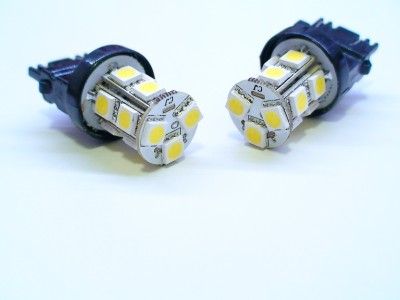 TWO HID WHITE 3156 3157 13 SMD LED Backup Lights #14B  