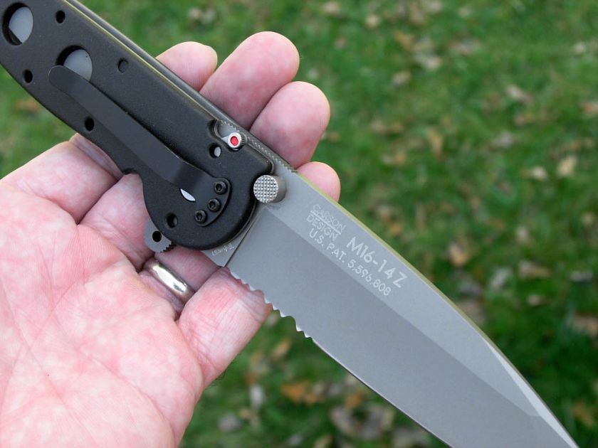   CRKT CARSON MILITARY LARGE M16 14Z BIG DOG TANTO   BLEMISHED  