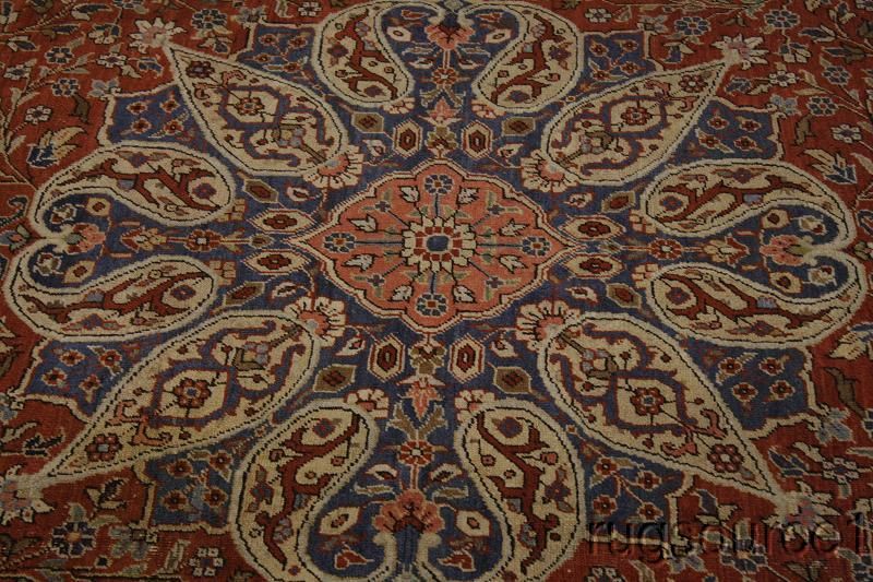 1920s COLLECTIBLE ANTIQUE 10X13 HERIZ SERAPI FARAHAN PERSIAN ORIENTAL 