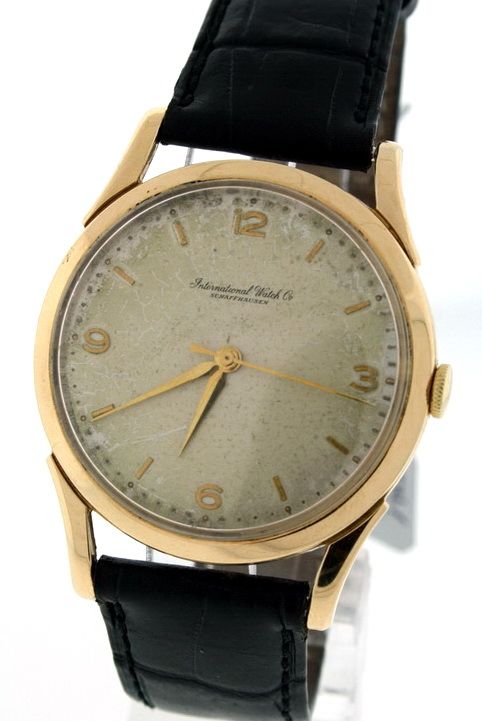 IWC Classic 14k Yellow Gold 37mm Manual Wind watch.  