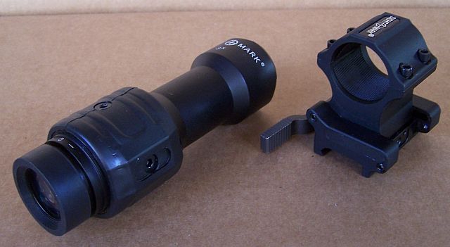 Sightmark 3x Red Dot Magnifier Flip Mount Combo  