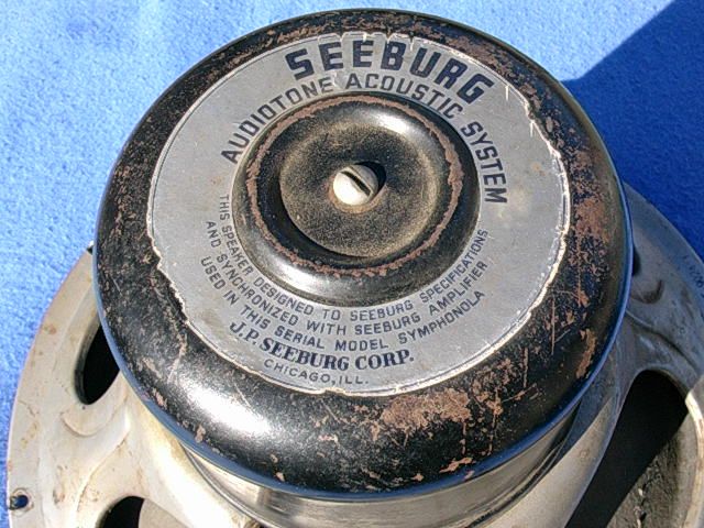 1939 1941 Seeburg Symphonola F 9024 speaker 15 inch   CLASSIC 8200 