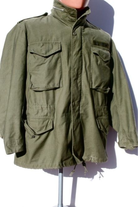 Vintage U.S. Army 60s 1967 Vietnam War M 65 Field Jacket Sz Medium 