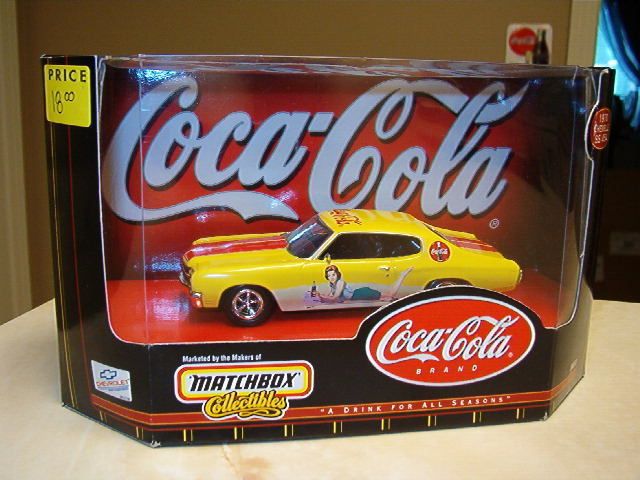 COCA COLA 1970 CHEVELLE SS 454 143 SCALE   NIB  