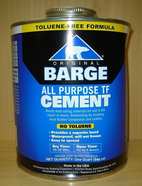 BARGE All Purpose TF CEMENT NEW   Shoe Repair Glue 1Q.  