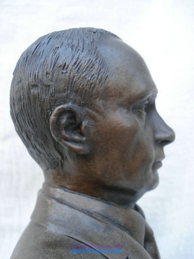 Bronze statue Dear President Putin head sculpture  