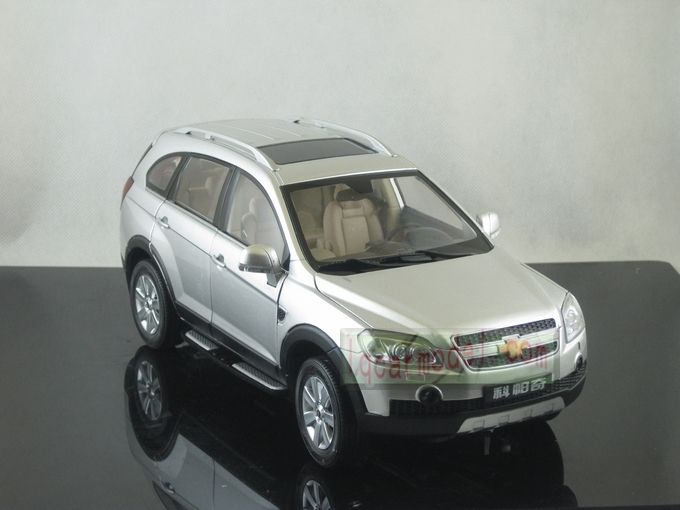 18 China 2010 Chevrolet CAPTIVA SUV Silver Diecast Metal Model 