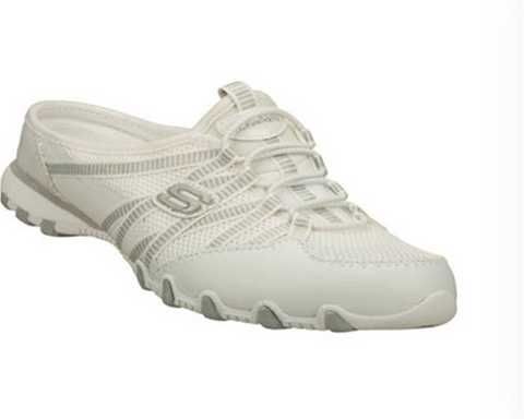 SKECHERS 21157 OUT AND ABOUT WHITE WOMENS SLIP ON Size 9 M 