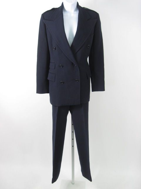 RALPH LAUREN PURPLE LABEL Blue Blazer Wool Pants Suit 6  