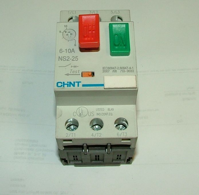 CHINT NS2 25 MANUAL STARTER  