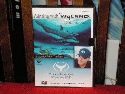 NEW Dolphin Reef Painting with Wyland Ecological DVD  