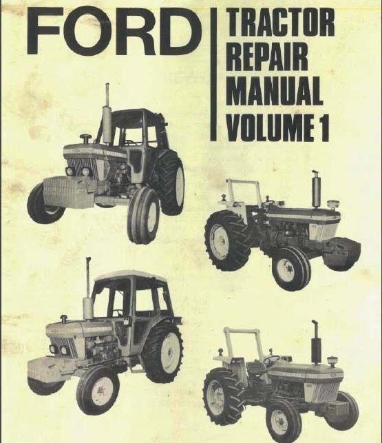 FORD TRACTORS SHOP SERVICE MANUAL 2610 3610 4110 4610 5610 6610 6710 