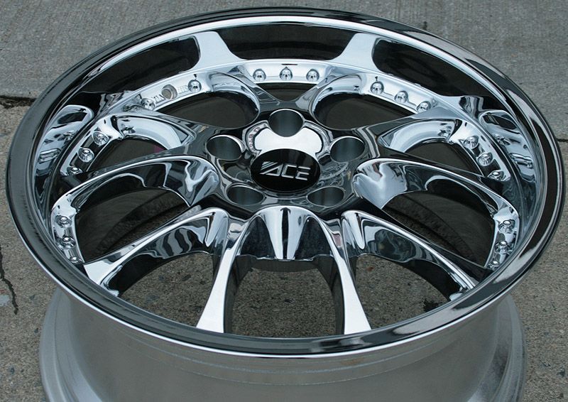 ACE FORMULA 18 CHROME RIMS WHEELS BMW 328 Convertible  