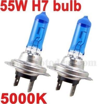 Diamond Vision 5000k white headlight bulb H7 55w 12V DC for car  