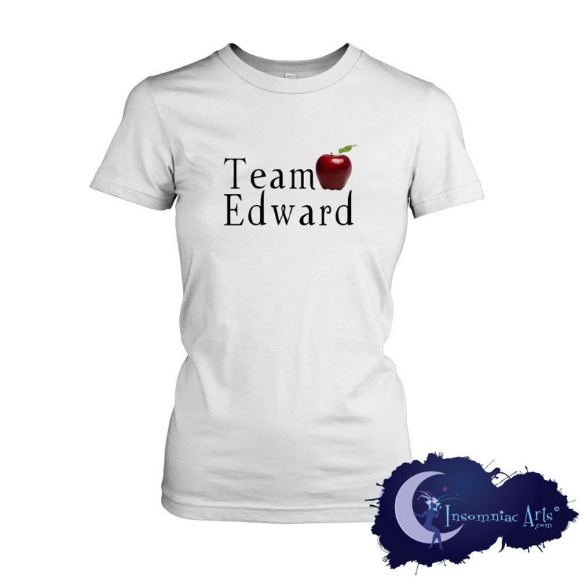 TEAM EDWARD Ladies T Shirt for Twilight Saga Fans  