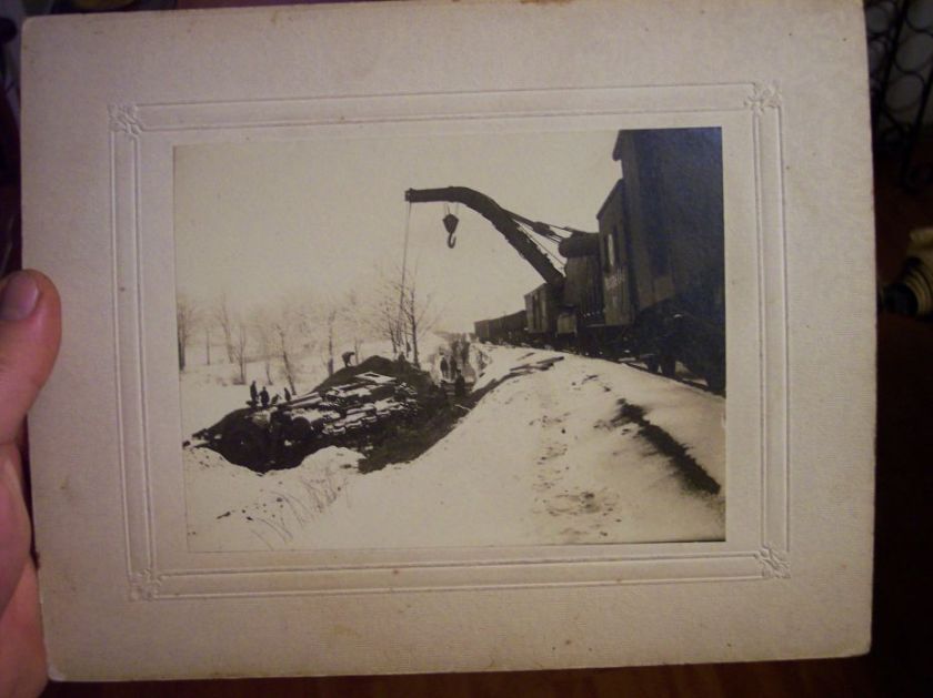 1920 Photo LOT of 5   RR Train Wreck NYO&W   Orson PA Railroad  