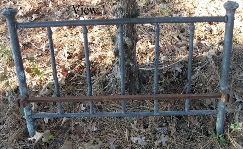 Antique BRASS Bed Footboard  