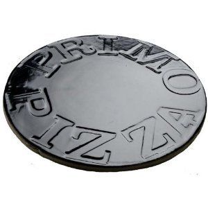 340 Primo Charcoal Grill Porcelain Glazed Ceramic Pizza Stone JR 