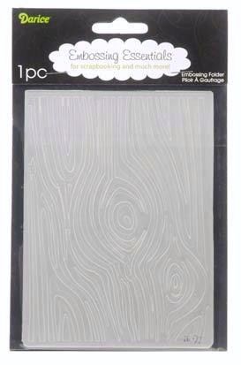 Darice 4x6 Embossing Folder~WOOD GRAIN Background~CardMaking Scrapbook 