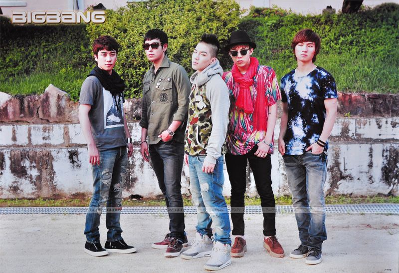 BigBang Band Korean Music Big Poster Big Bang J4178 New  