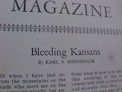 1939 Kansas Magazine Joyland Wichita article  