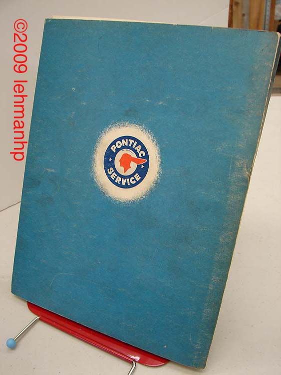 1948 1949 Pontiac Hydra Matic Drive Shop Manual Vintage  