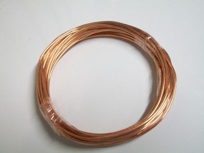   BRIGHT #12 solid COPPER WIRE SCRAP CRAFT SUPPLIES ART JEWELRY MATERIAL