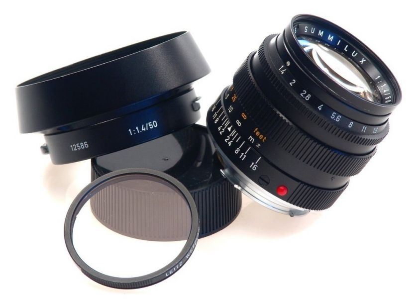   50mm BLACK LENS HOOD 12586 FILTER FAST FITS M9 DIGITAL f=50mm  