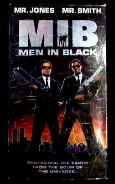 Men In Black   VHS 1997, Will Smith & Tommy Lee Jones  