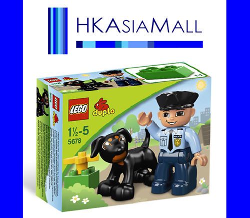 LEGO 5678 DUPLO Policeman Police Dog Set 4pcs NEW  