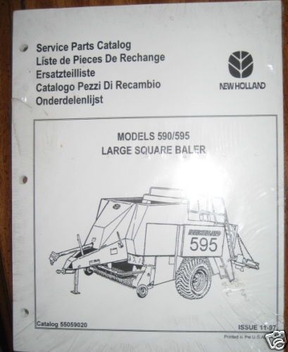 New Holland 590/595 Square Baler Parts Manual New  